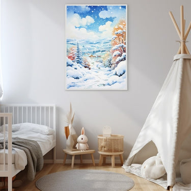 Peinture Neige Maternelle